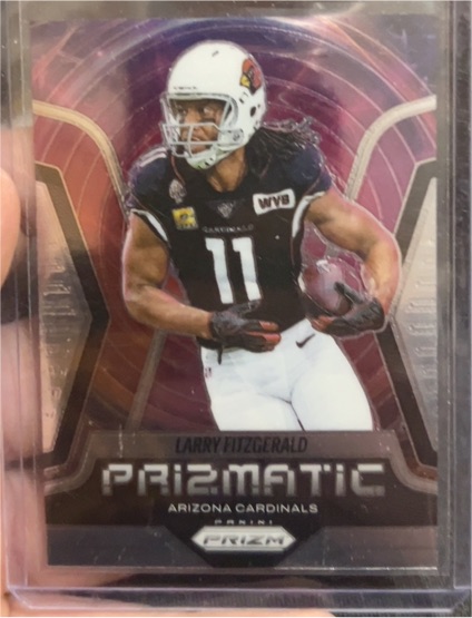 2025 Panini Prizm #14 Larry Fitzgerald Prizmatic — front