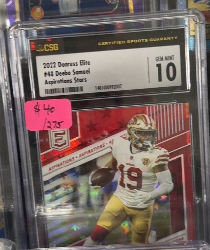 2022 Donruss Elite #48 Deebo Samuel Aspirations Stars — front