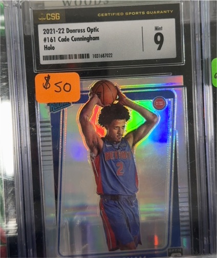 2021-22 Donruss Optic #161 Cade Cunningham — front