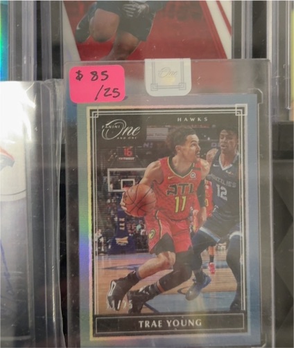 2019-20 Panini One and One Trae Young #11 — front