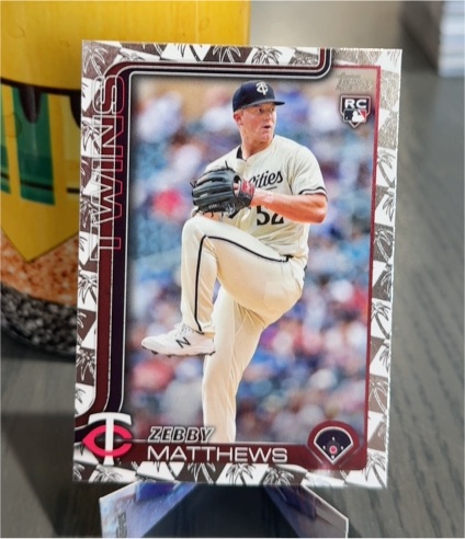 2025 Topps Series 1 #283 Zebby Matthews — front