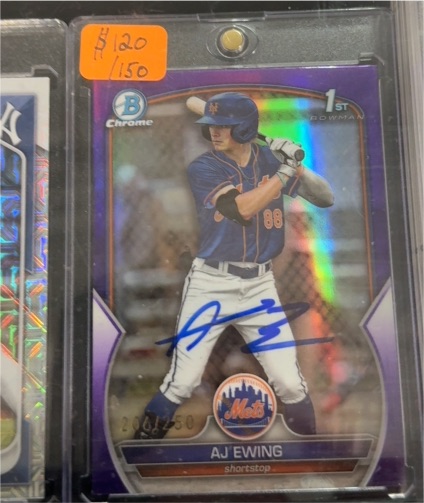 2023 Bowman Chrome #88 AJ Ewing — front