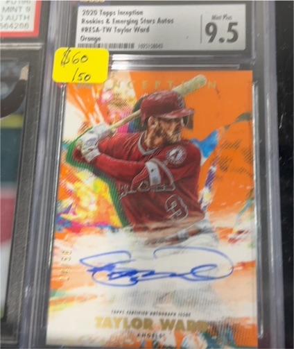 2020 Topps Inception Rookies & Emerging Stars Autograph Orange #RESA-TW Taylor Ward — front