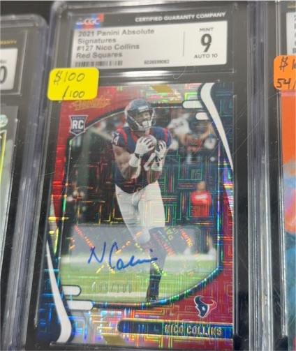 2021 Panini Absolute #127 Nico Collins — front