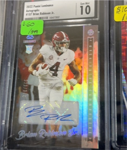 2022 Panini Luminance #107 Brian Robinson Jr. — front