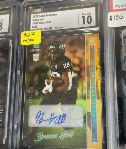 2022 Panini Luminance #108 Breece Hall — front