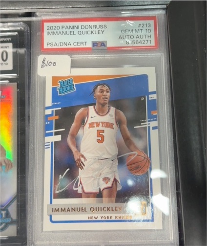 2020 Panini Donruss #213 Immanuel Quickley — front