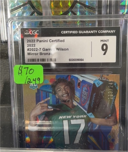 2022 Panini Certified #2022-7 Garrett Wilson — front
