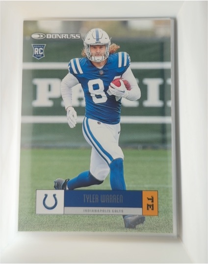 2025 Panini Donruss #R05-TYW Tyler Warren — front