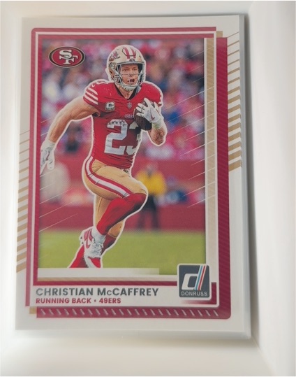 2025 Panini Donruss #161 Christian McCaffrey — front