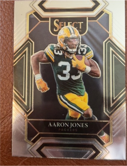 2021 Panini Select #214 Aaron Jones — front