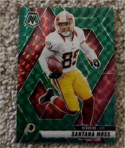 2025 Panini Mosaic #210 Santana Moss — front