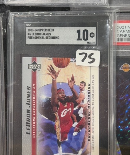 2003-04 Upper Deck #6 LeBron James Phenomenal Beginning Rookie Card — front