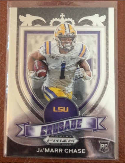 2021 Panini Prizm Draft Picks Crusade #162 Ja'Marr Chase — front