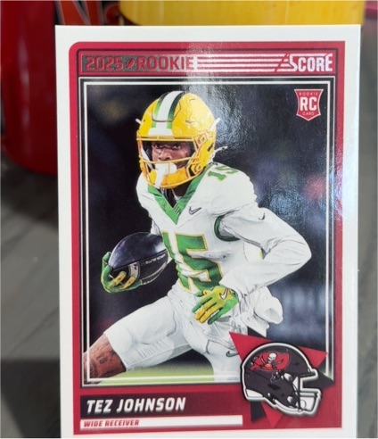 2025 Panini Score #34 Tez Johnson — front