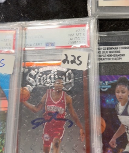 1996 Upper Deck #240 Allen Iverson — front