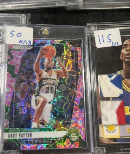1996 Fleer Metal #50 Gary Payton — front