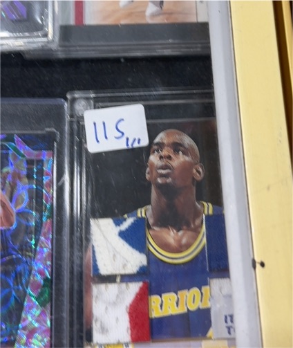 1995 Upper Deck Chris Webber Patch #PW1 — front