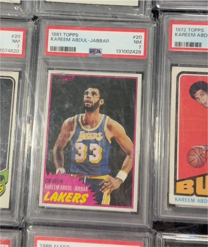1981 Topps #20 Kareem Abdul-Jabbar — front