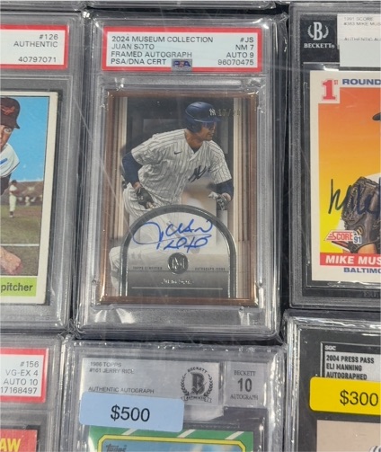 2024 Museum Collection #JS Juan Soto Framed Autograph — front