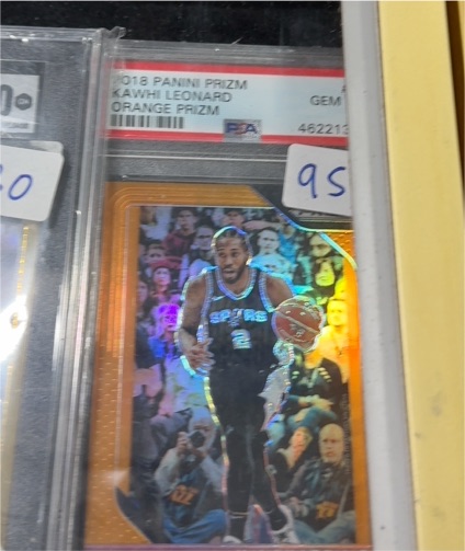 2018 Panini Prizm #Kawhi Leonard Orange Prizm — front