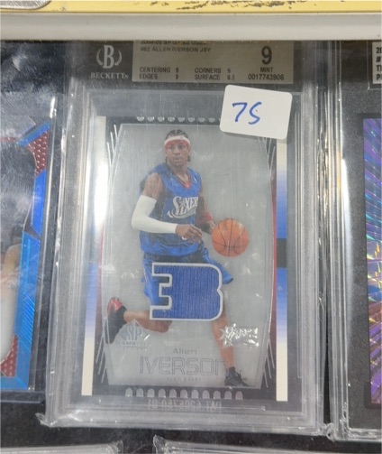 2003-04 SP Game Used #82 Allen Iverson — front