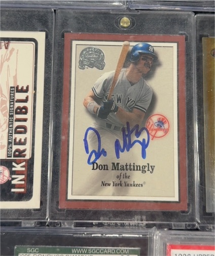 2000 Fleer Greats of the Game #99 Don Mattingly — front