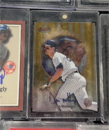 1993 Leaf Preferred #1 Don Mattingly — front