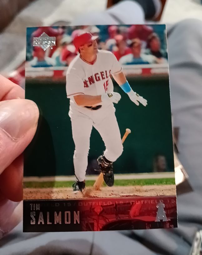 1993 Upper Deck #25 Tim Salmon — front