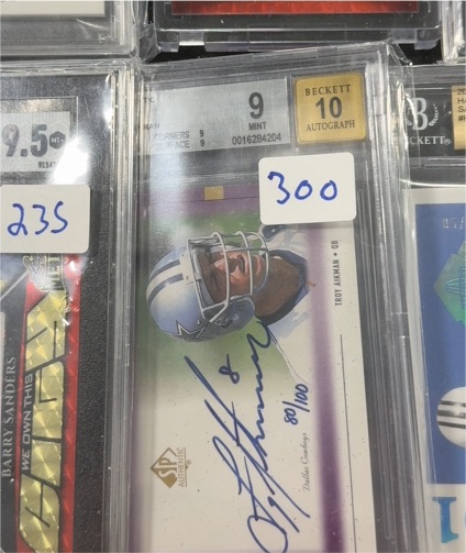 1999 Upper Deck SP Authentic #TA-A Troy Aikman — front
