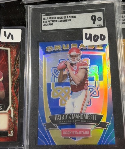 2017 Panini Rookies & Stars #46 Patrick Mahomes II Crusade — front