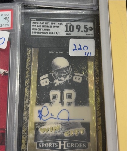 2025 Leaf Metal Sports Heroes #WC-MI1 Michael Irvin — front