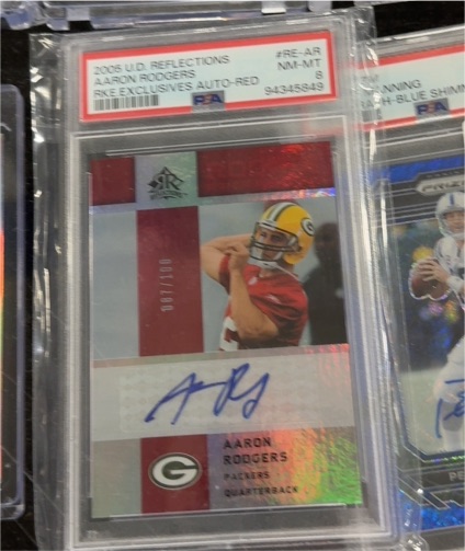 2005 Upper Deck Reflections #RE-AR Aaron Rodgers — front