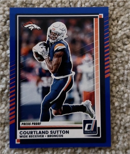 2025 Panini Donruss #298 Courtland Sutton — front