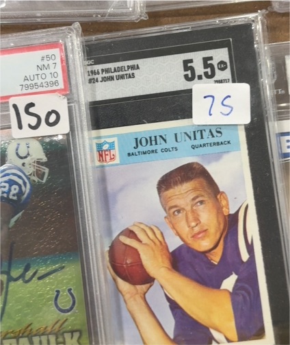 1966 Philadelphia #24 John Unitas — front