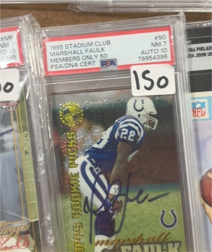 1995 Stadium Club #50 Marshall Faulk — front
