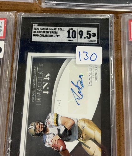 2022 Panini Immaculate Collegiate #IN-DBR Drew Brees — front