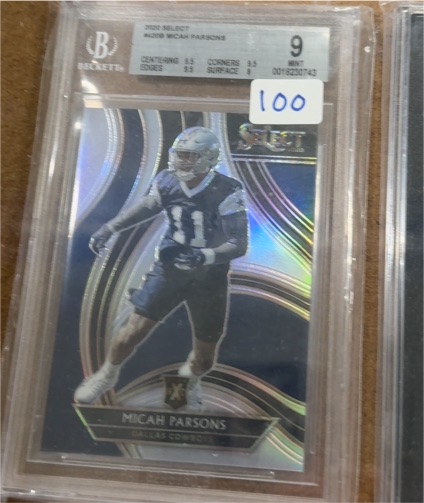 2020 Panini Select #420 Micah Parsons — front