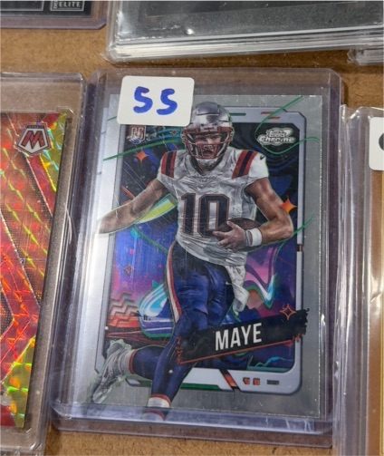 2024 Topps Cosmic Chrome #162 Drake Maye — front
