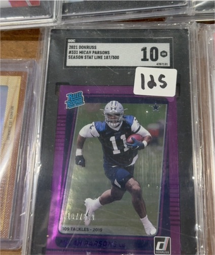 2021 Donruss #331 Micah Parsons Season Stat Line — front