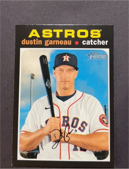 2020 Topps Heritage #632 Dustin Garneau — front
