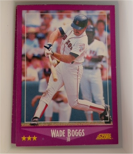 1988 Score #2 Wade Boggs — front