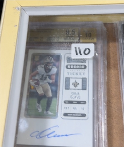 2022 Panini Contenders Rookie Ticket #110 Chris Olave — front