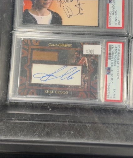 2019 Rittenhouse Game of Thrones Khal Drogo Autograph Card — front