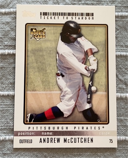 2009 Topps Ticket to Stardom #75 Andrew McCutchen — front