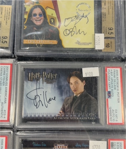2004 Artbox Harry Potter Tom Felton Authentic Autograph Card — front