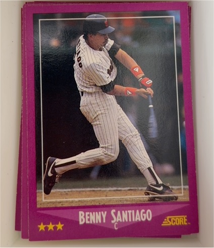 1988 Score #25 Benny Santiago — front