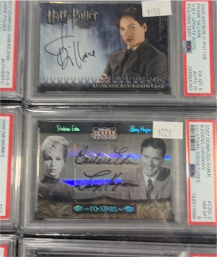 2007 Donruss Americana CO-Stars Autograph Card Barbara Eden Larry Hagman — front