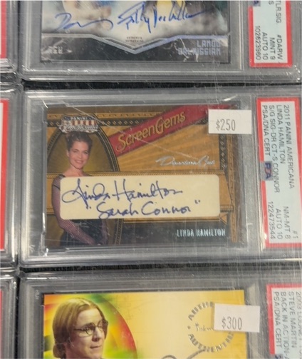 2011 Panini Americana Screen Gems # Linda Hamilton — front