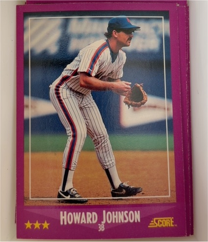 1988 Score #69 Howard Johnson New York Mets — front